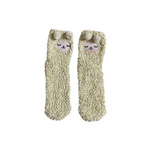Cute Cozy Sheep Alpaca Fluffy Soft Socks